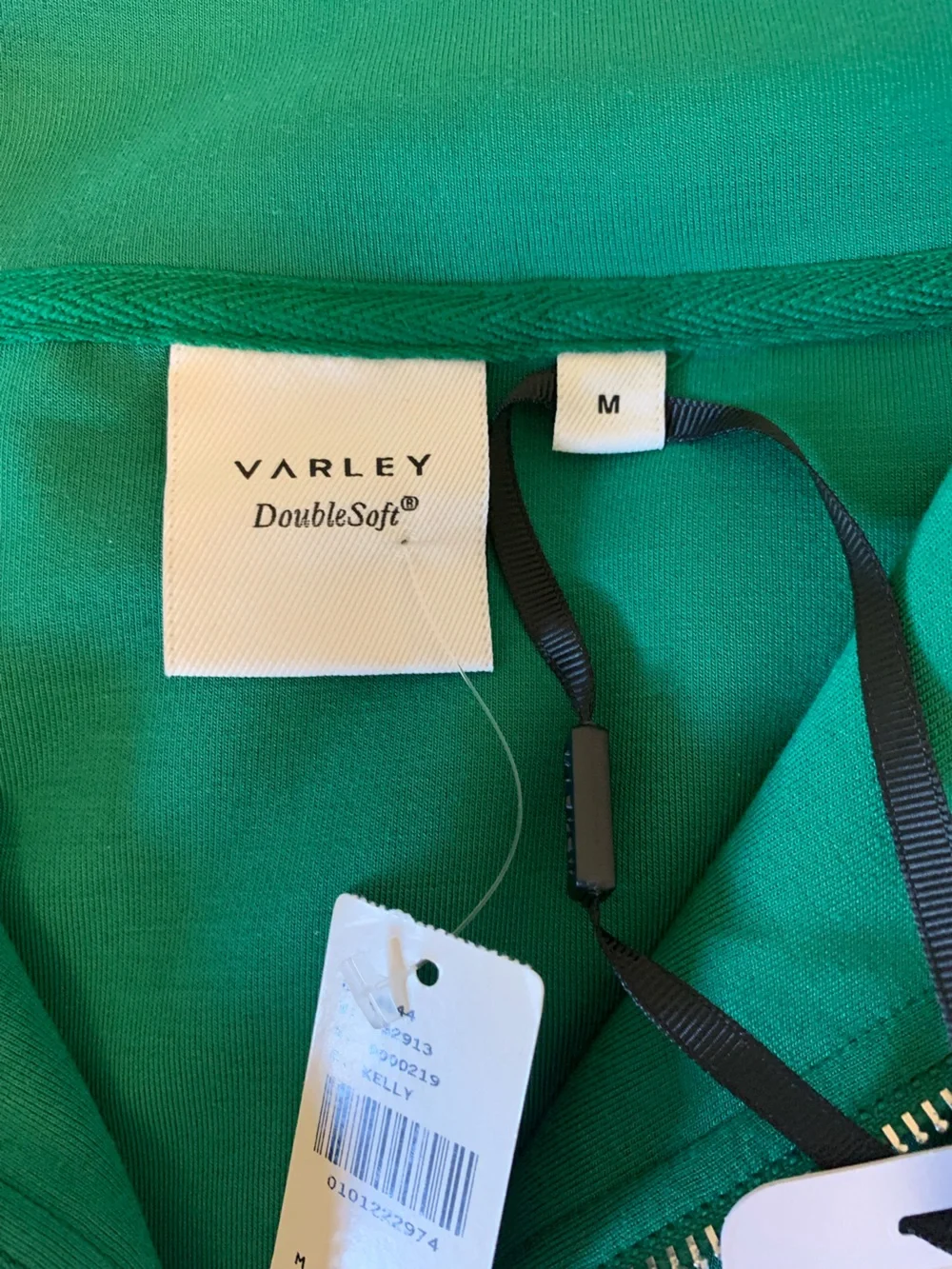 Varley Hawley Half-Zip Sweatshirt Double Soft Anthropologie sz Medium NEW green - Picture 11 of 16